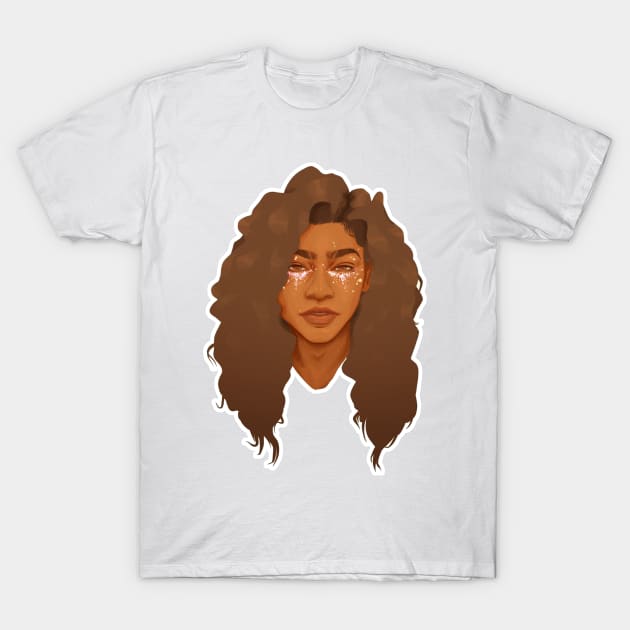 Euphoria Rue (Zendaya) T-Shirt by MoondesignA